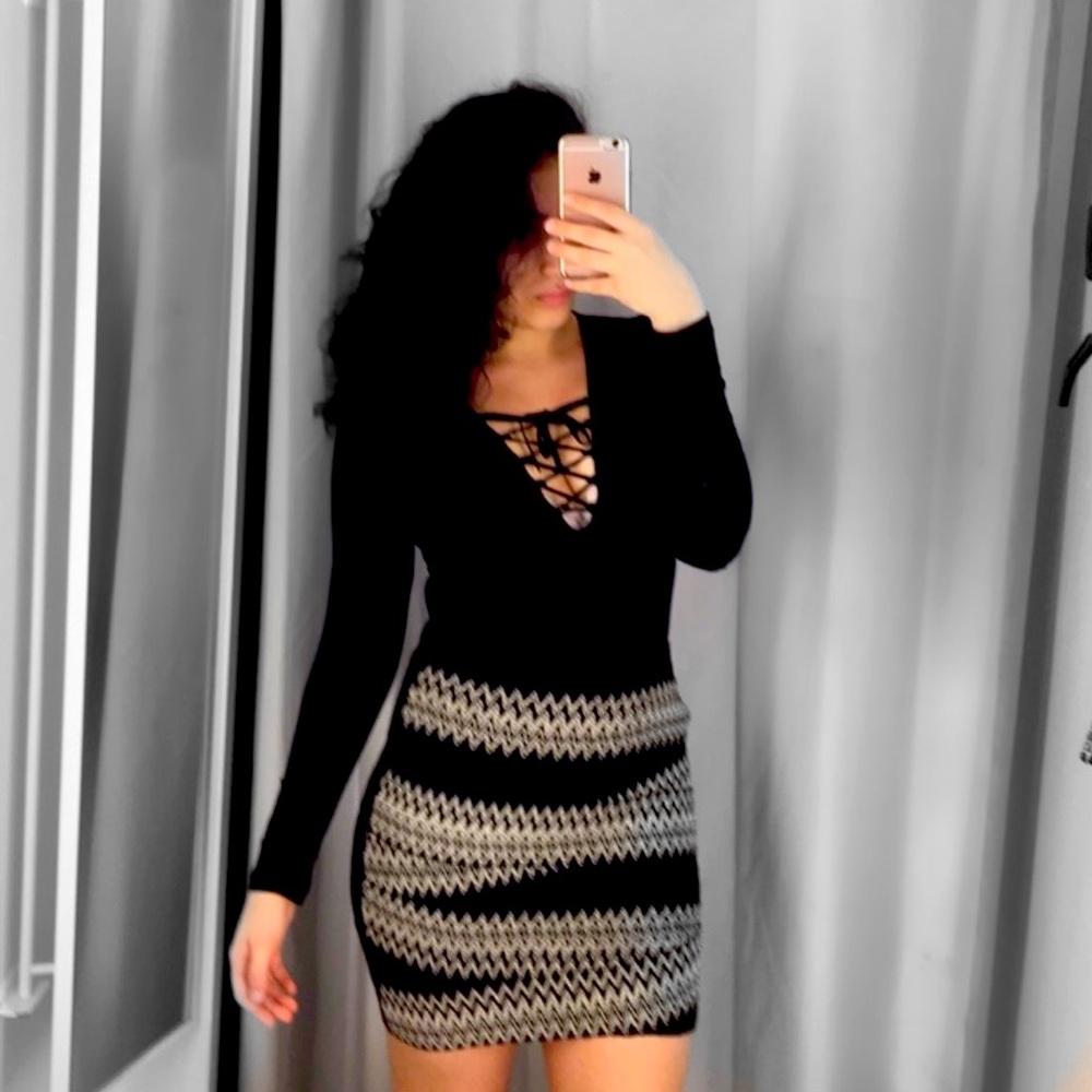 H&M bandage skirt
